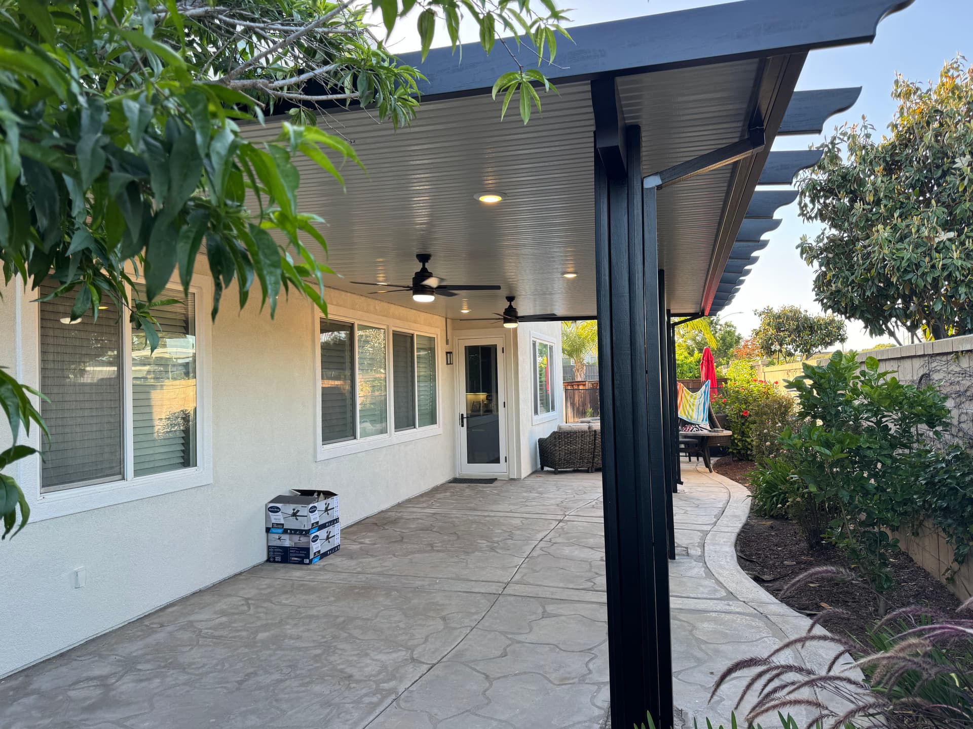 Gallery photos for Solid Alumawood Patio Cover Install in Murrieta: Image #1