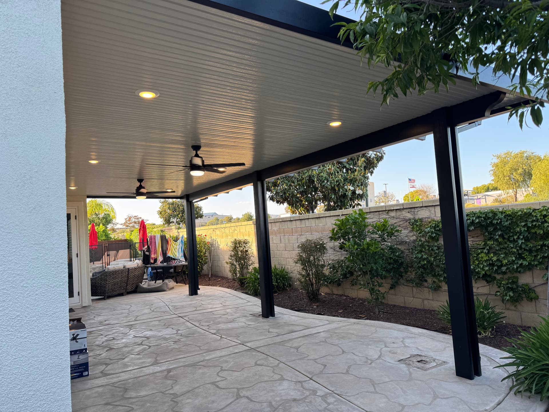Gallery photos for Solid Alumawood Patio Cover Install in Murrieta: Image #2