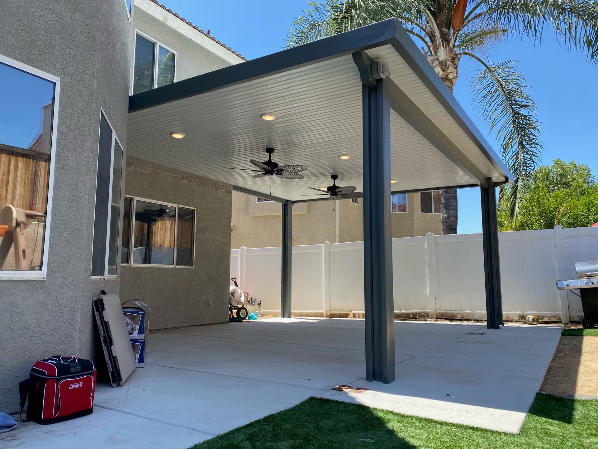 Elegant Insulated Patio Installation for Comfortable Outdoor Living image