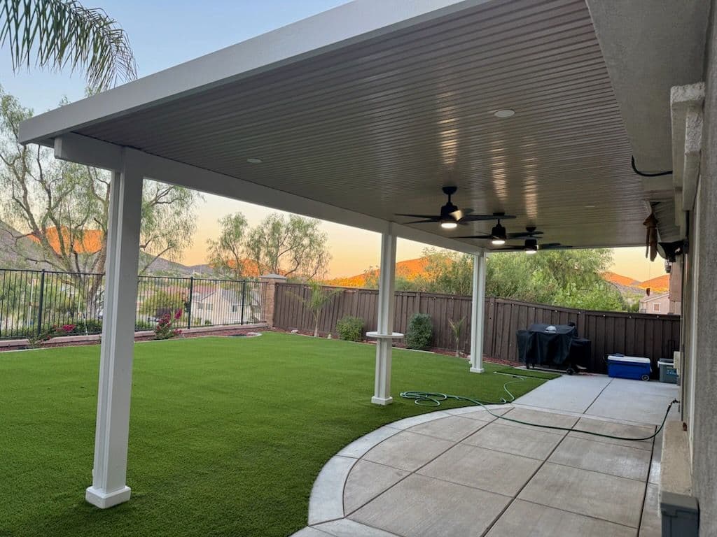 Gallery photos for Stylish Alumawood Patio Cover Installation in Menifee: Image #1