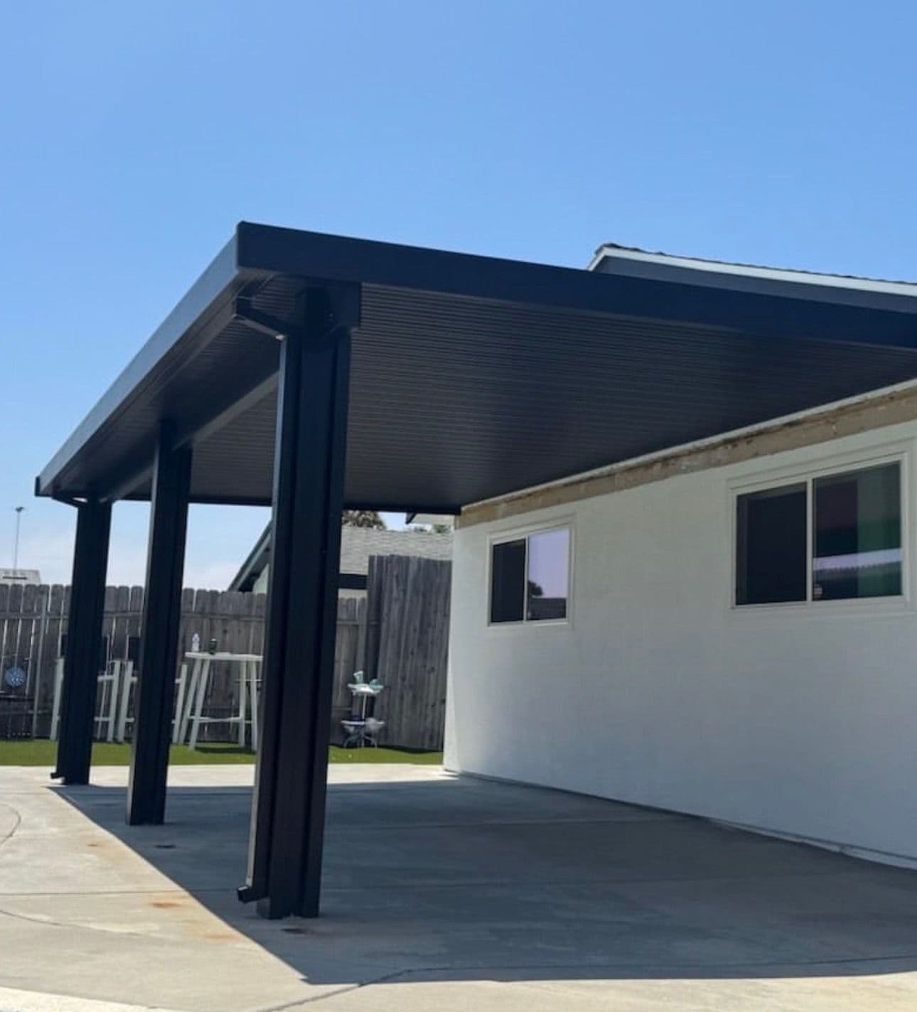 Sleek Alumawood Pergola Installation in Menifee image