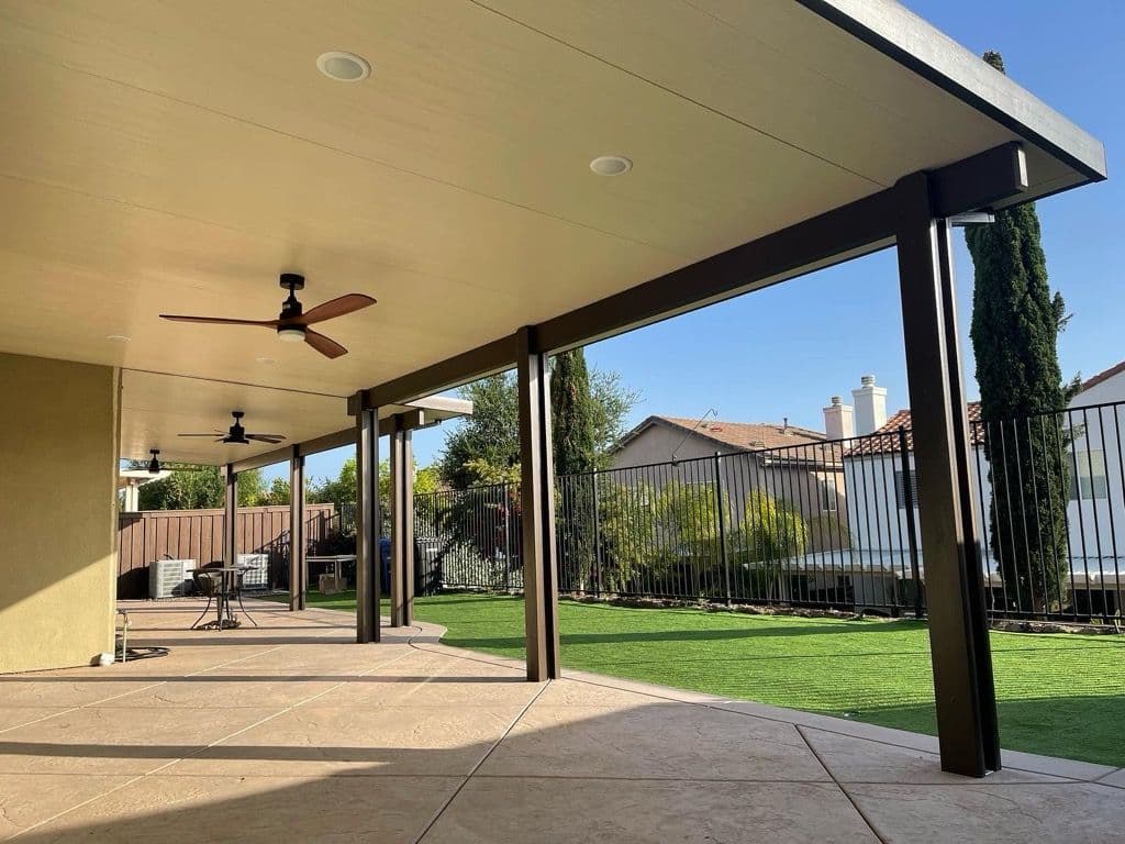 Gallery photos for Stylish Zigzagging Alumawood Patio in Temecula: Image #1