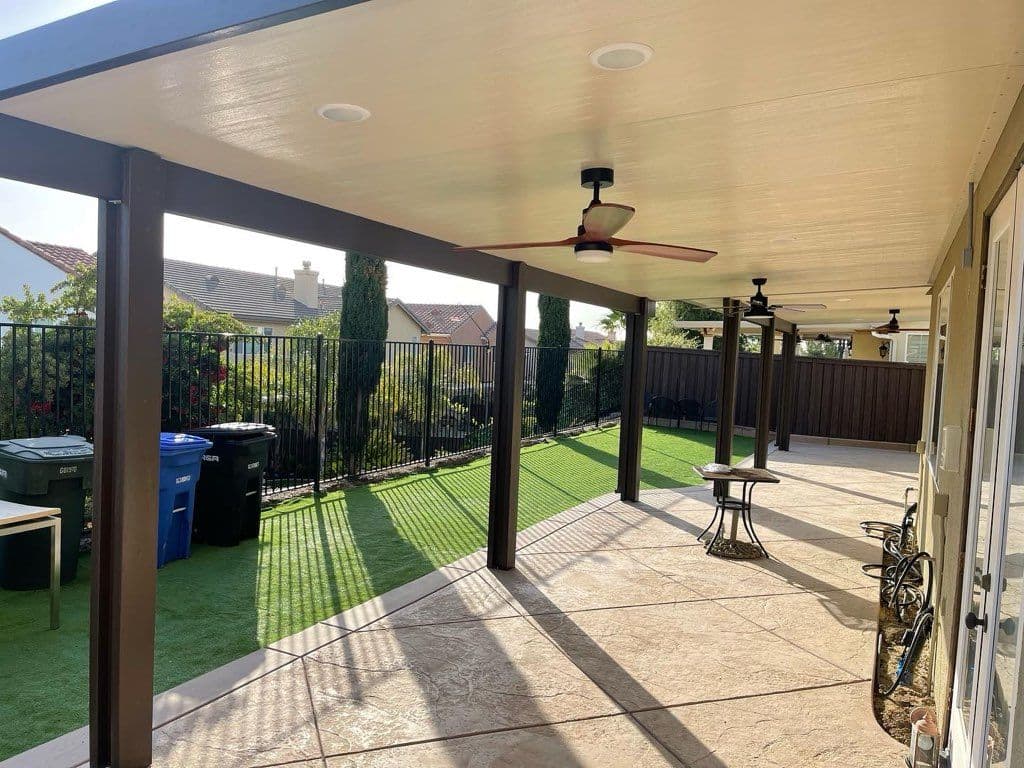 Gallery photos for Stylish Zigzagging Alumawood Patio in Temecula: Image #2
