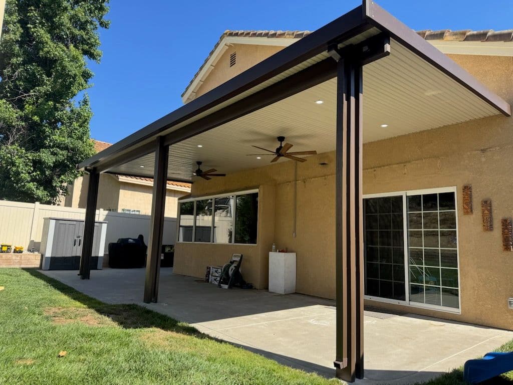 Elegant Alumawood Patio Cover in Temecula image