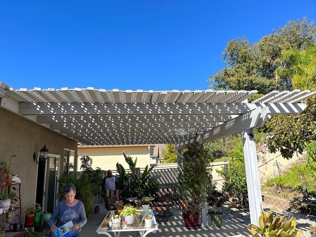 Stylish Solid Patio Cover Upgrade in Menifee image