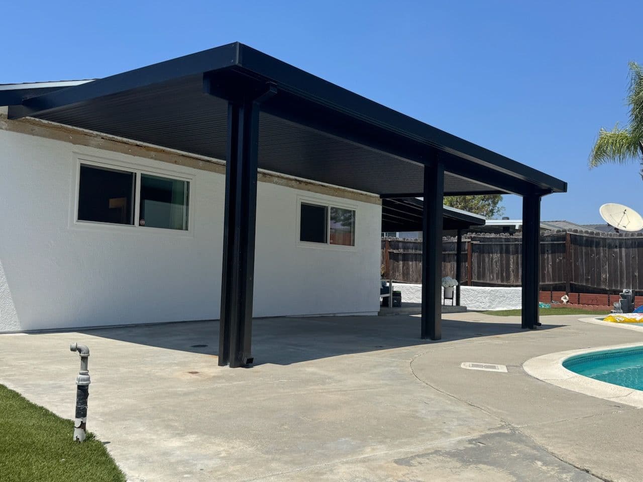 Project Backyard Paradise with Black Alumawood Patio image