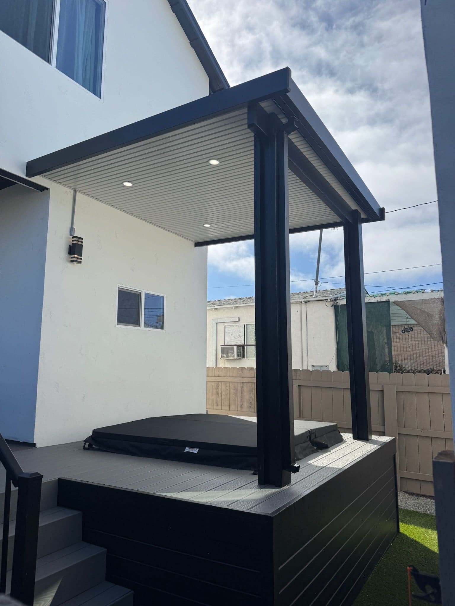 Project Stylish Alumawood Pergola Enhances Outdoor Living image