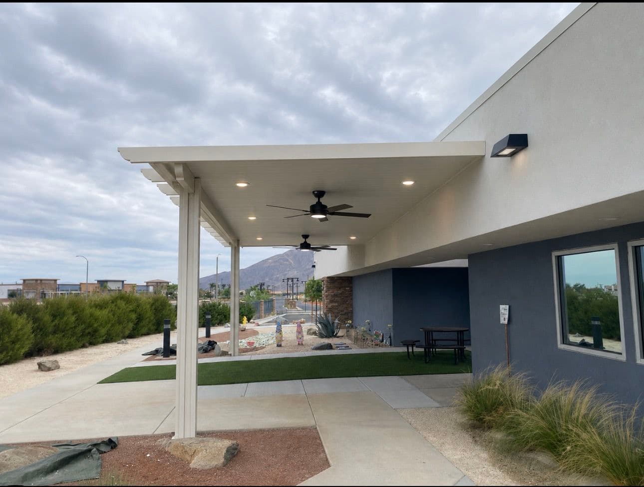 Gallery photos for Solid Alumawood Patio Cover Completed in San Jacinto: Image #1