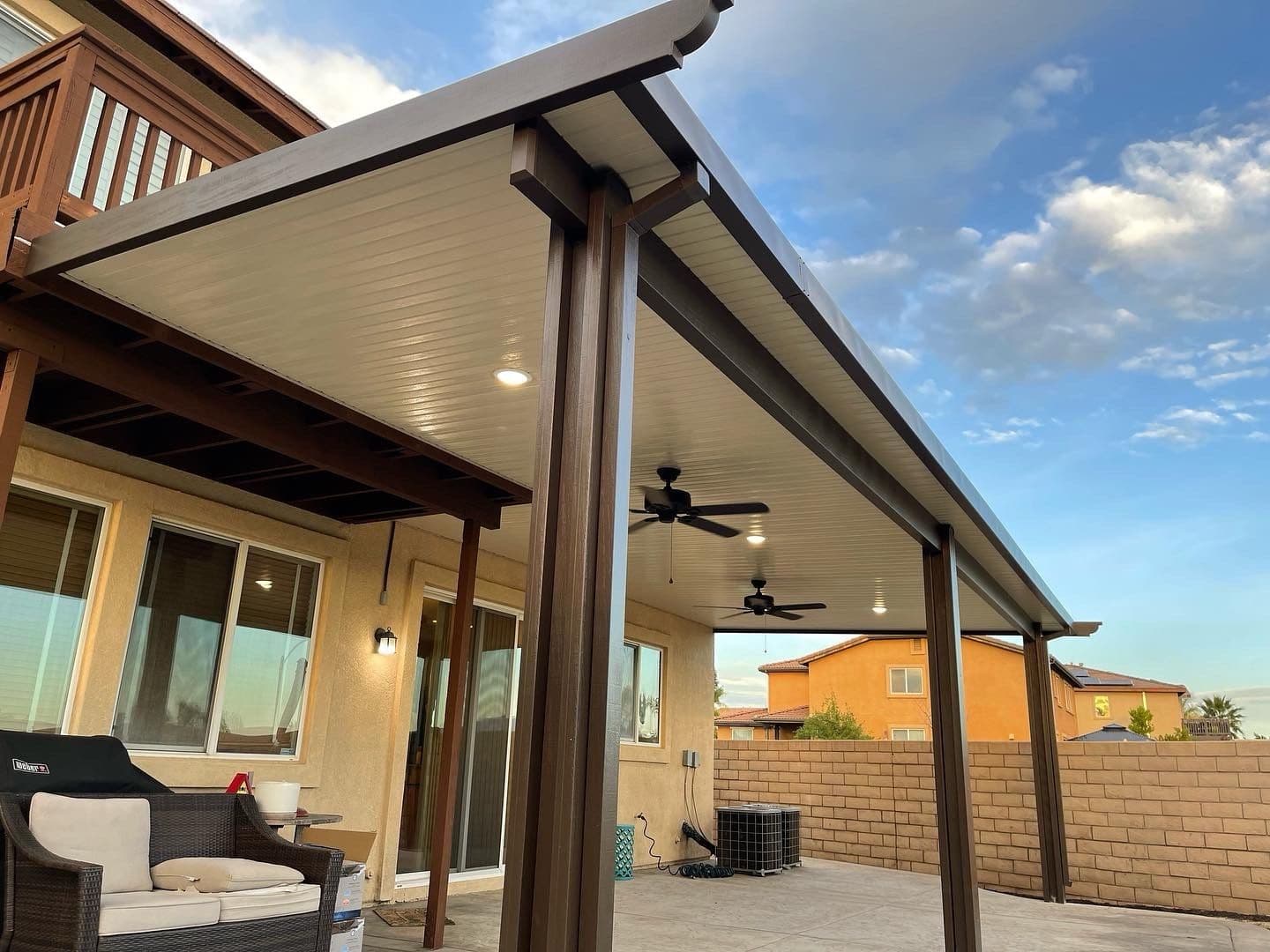 Gallery photos for Custom Alumawood Patio Cover Installation in Menifee: Image #1