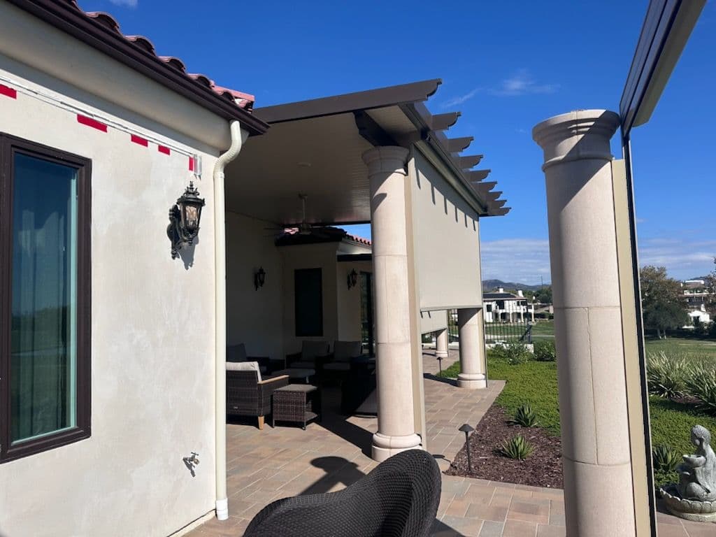 Gallery photos for Custom Golf Course Patio Cover in Bear Creek: Image #2