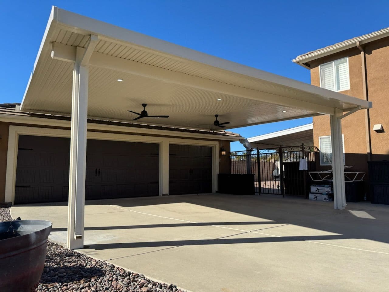 Gallery photos for Sleek Alumawood Carport Installed in Murrieta: Image #1